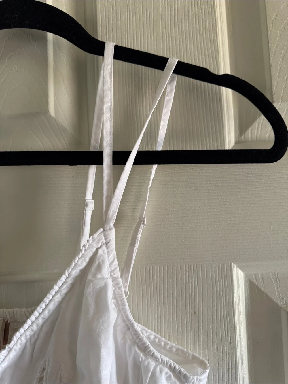 Free People cotton double straps top
